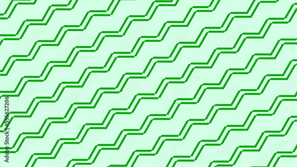 seamless geometric pattern with green lines on light green background