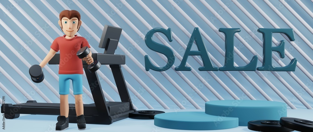 custom made wallpaper toronto digital3D rendering of podium for fitness products health products or dietary supplement