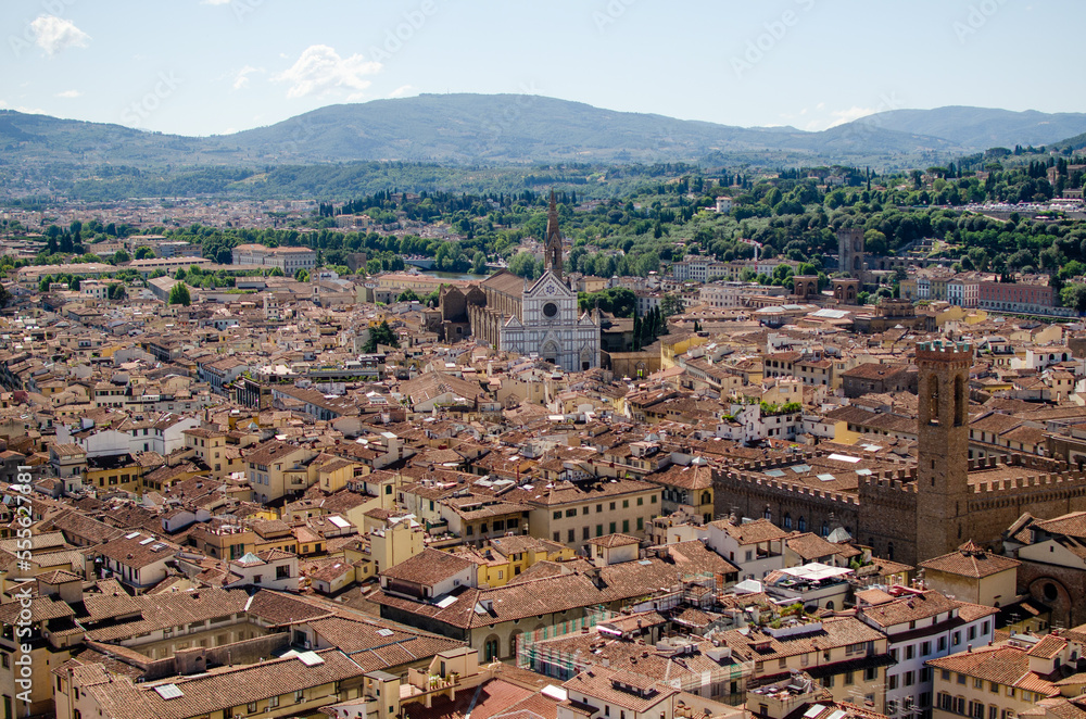 Panoramic view on Florence