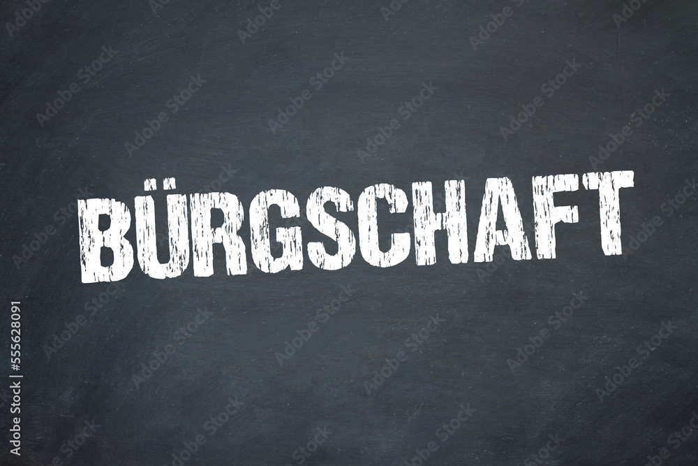 Obraz premium Bürgschaft 