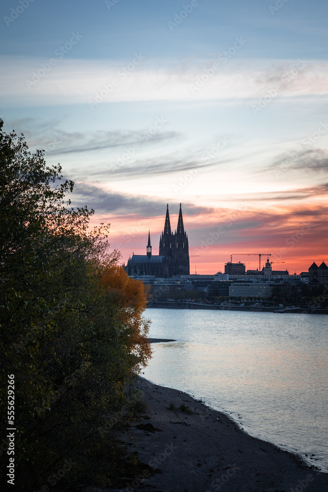 Kölner Dom Sonnenuntergang