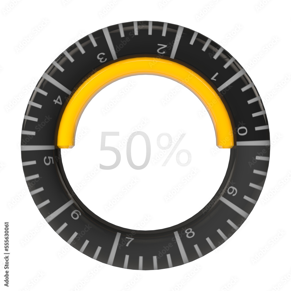 Loading indicator and progress bar percentage meter for UI, UX and ...
