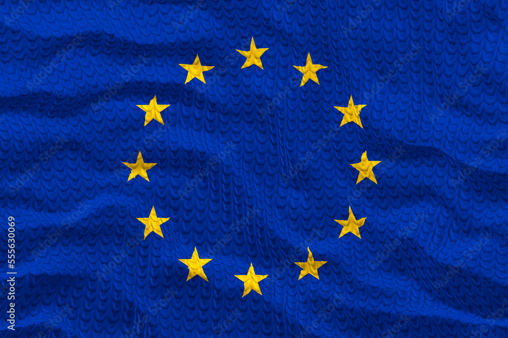 National flag of Europe. Background with flag of Europe. National flag of Europe. Background with flag of Europe.