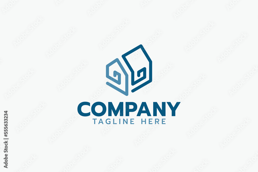 tiny house logo with a combination of two lines forming a simple tiny house tiny house logo with a combination of two lines forming a simple tiny house