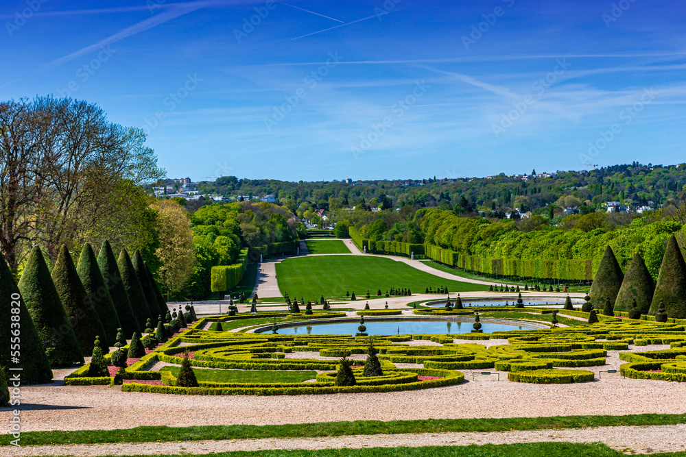 Gardens of chateau of Sceaux, Sceaux, France