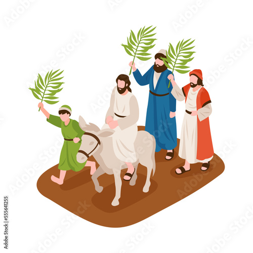 Christ With Followers Composition