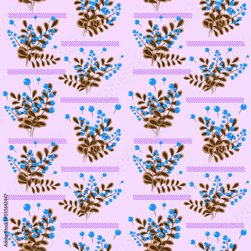 Floral seamless pattern in vector.