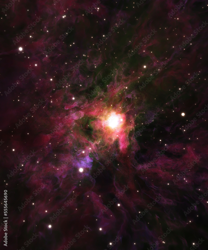 Fototapeta premium Nebula Galaxy Space background 