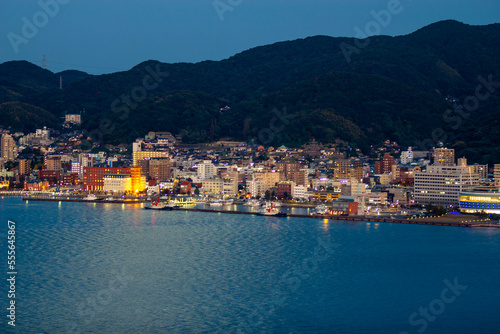 夜景 関門海峡 門司港