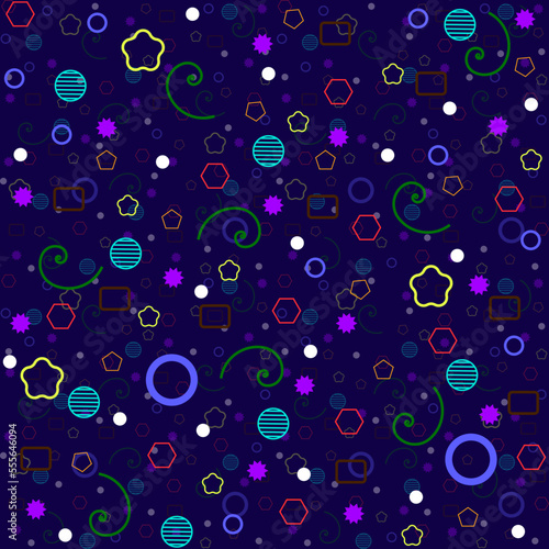 Abstract seamless pattern in vector.