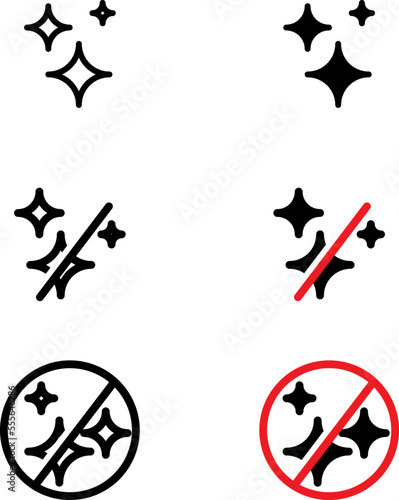 Anti glare icon , vector illustration