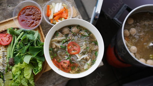 Pho Laos and Side Dishes