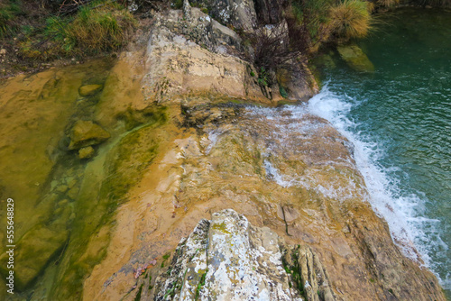 Las montañas y el pozo de pigalo de Luesia España