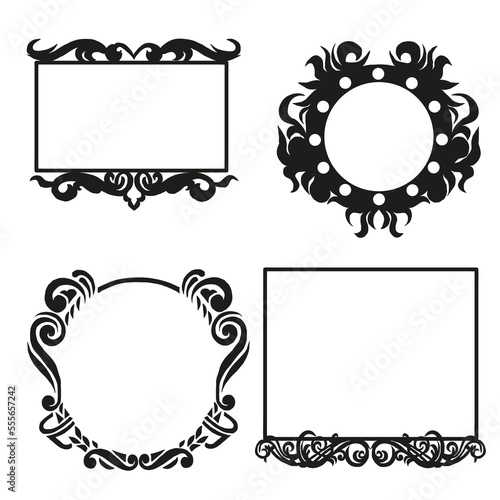 Set of vintage antique frames. Part 2 photo