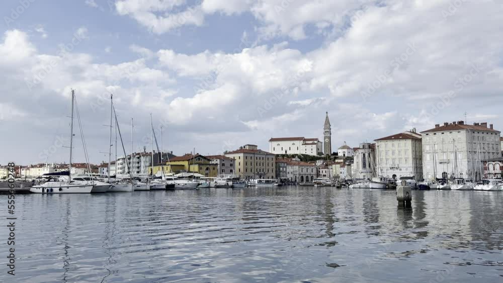 The Ancient Fishing Town Of Piran, Slovenia The Ancient Fishing Town Of Piran, Slovenia