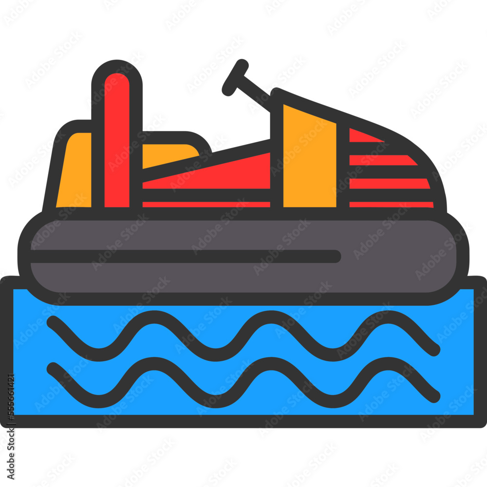 Bumper Boat Icon