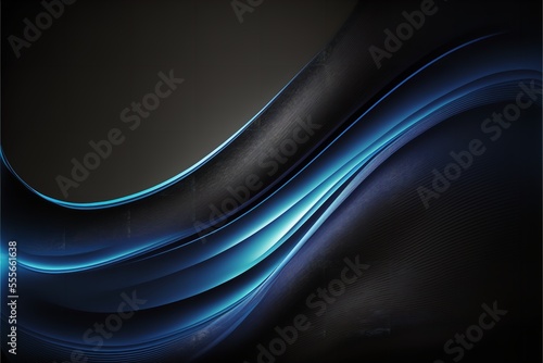 Abstract technology and dynamic background. Technology abstract background for design with colorful waves.
