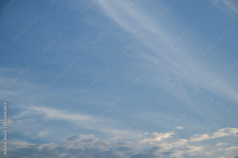 blue sky with clouds