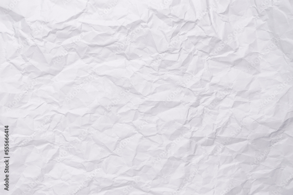 White crumpled paper texture background, clean white wrinkled paper, top view. White crumpled paper texture background, clean white wrinkled paper, top view.
