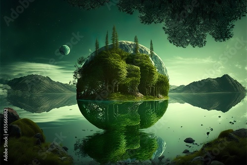 life on the green planet photo