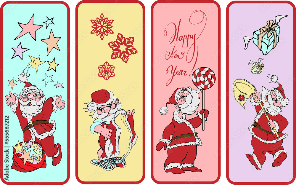 Dollar Tree Christmas Candle JPEG , Vertical Designs.Funny Santa character. Graphic drawing. Handmade work. Santa.