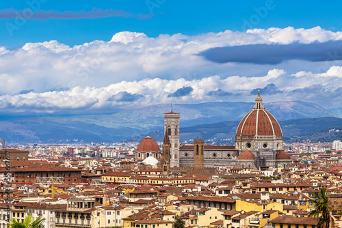 Blick über die Altstadt von Florenz in Italien