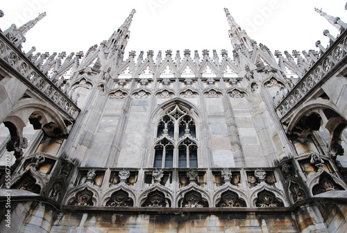 ミラノのドゥオモ壁面