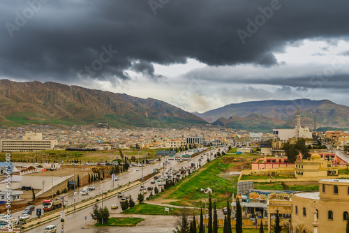 Landscape of city, Duhok, Iraq