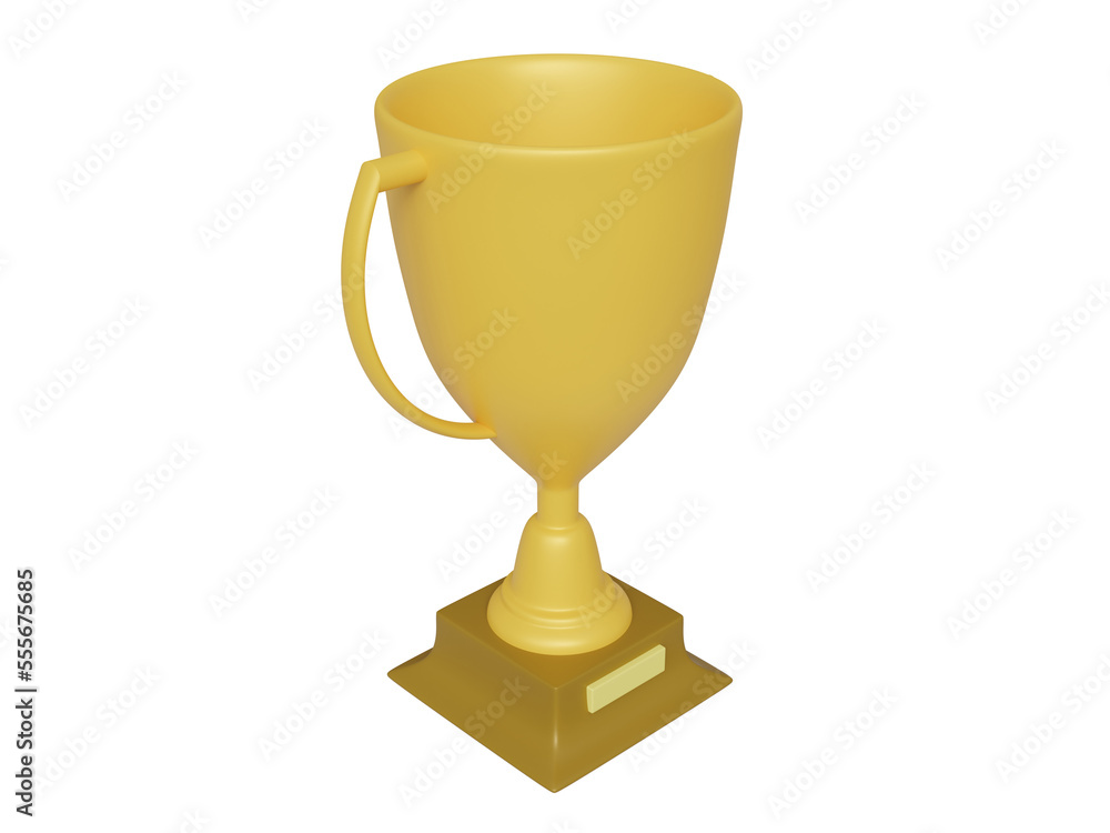 Golden award cup. 3d render Golden award cup. 3d render