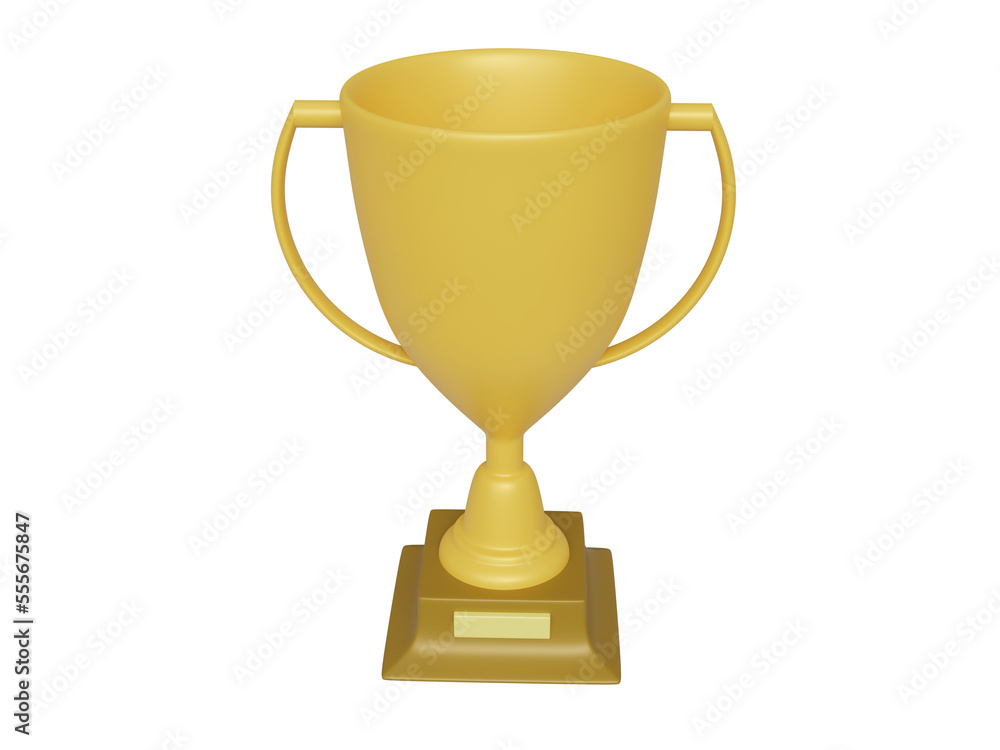 Golden award cup. 3d render Golden award cup. 3d render