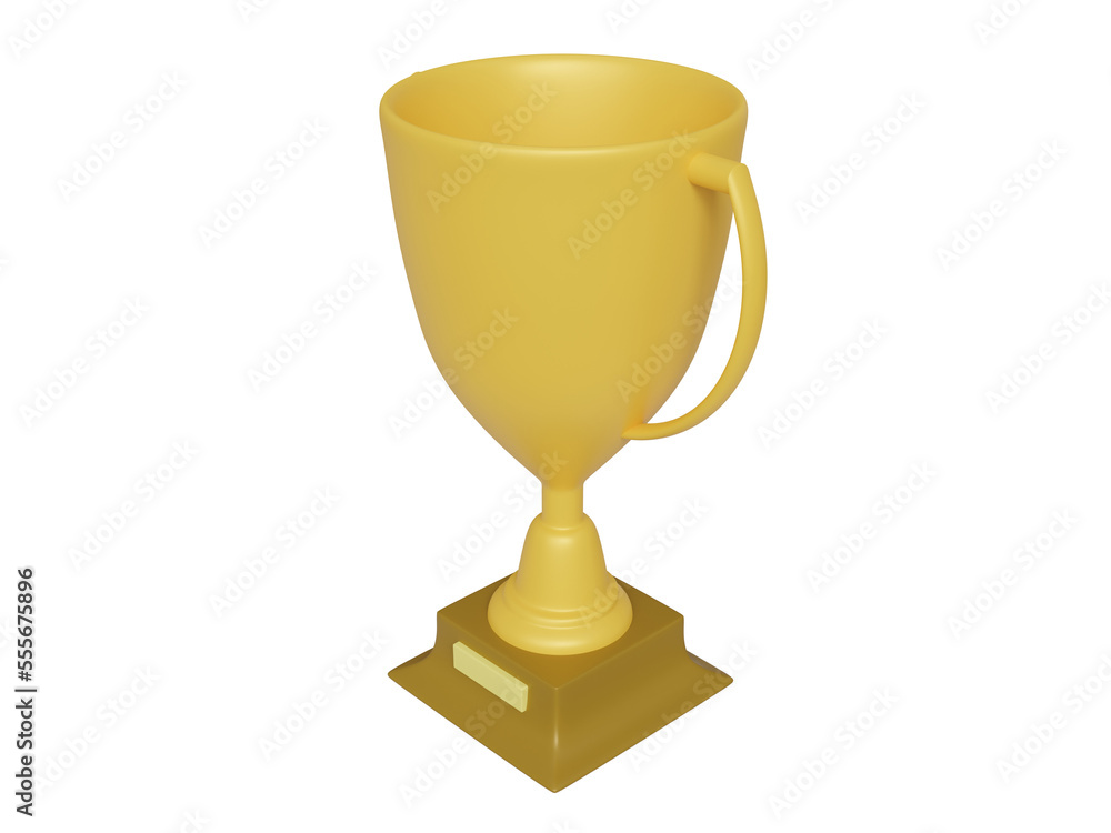 Golden award cup. 3d render Golden award cup. 3d render