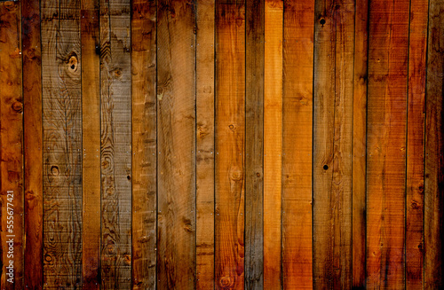 Old Brown Wood Wall Background