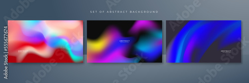 Abstract gradient blur vibrant background. Smooth design background for brochure  poster  banner  flyer and card. Vector illustration.