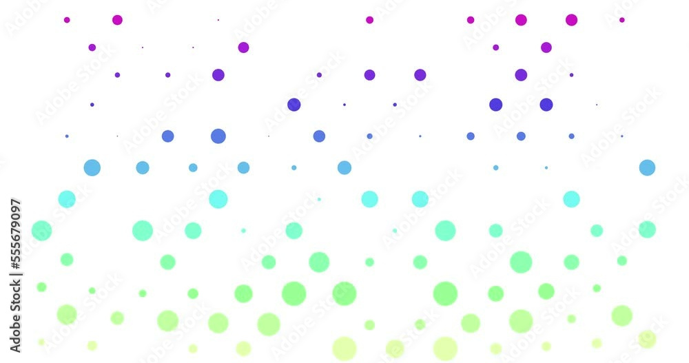 Abstract animated background with geometric circular element. Colorful elements in loop Abstract animated background with geometric circular element. Colorful elements in loop