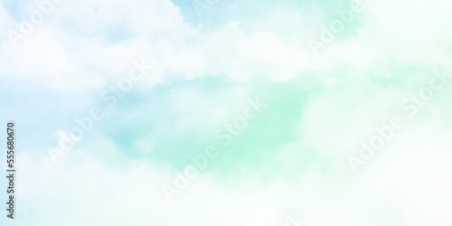 Sky and clouds in pastel tones for graphic design or wallpaper. Colorful natural in the romantic love concept. Fluffy soft background in vintage style.