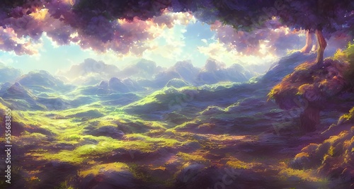 The land, the sky, and the windswept meadows of a fantasy world. A world that is not real_03