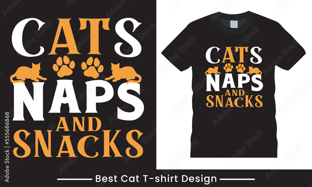 Cat lover t-shirt design typography vector. Cat lover t-shirt design typography vector.