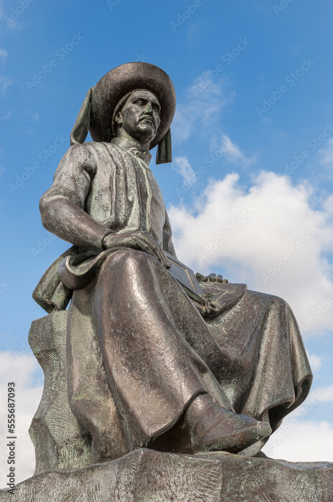 Henry the Navigator statue,  Republic Square, Lagos, Algarve, Portugal