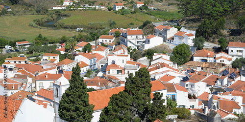 View over Odeceixe, Aljezur, Faro district, Algarve, Portugal photo