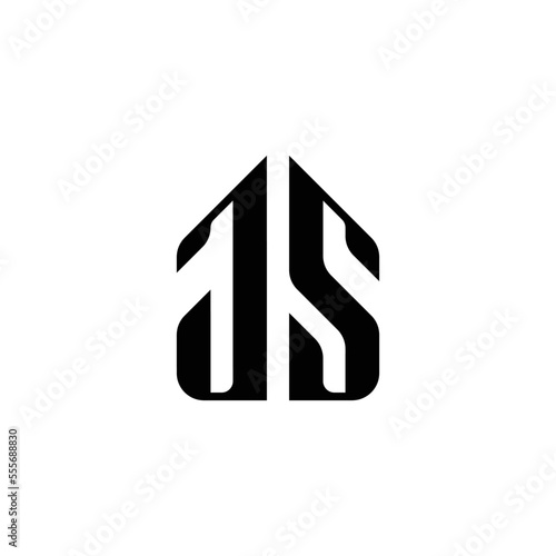 js, sj logo concept
