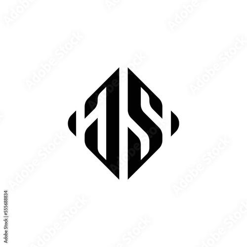 js, sj logo concept