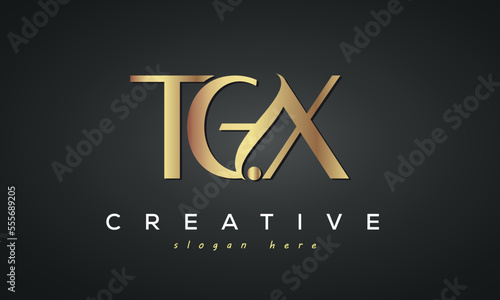 TGX creative luxury logo design	 photo