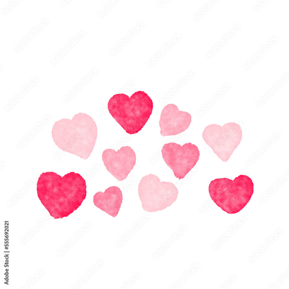 Hearts. Valentines Day. Valentine Symbol.