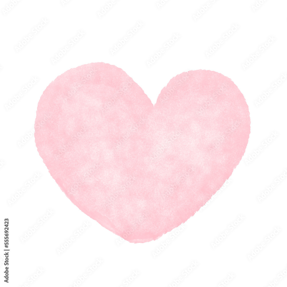 pink heart. Valentines Day. Valentine Symbol.