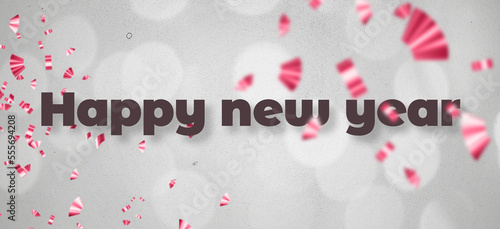 Happy New Year 2023 banner in abstract background