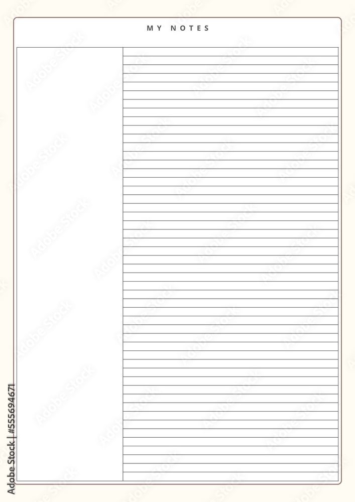 Digital Notes Templates | Goodnotes | Minimalist Digital Notes Templates | Goodnotes | Minimalist