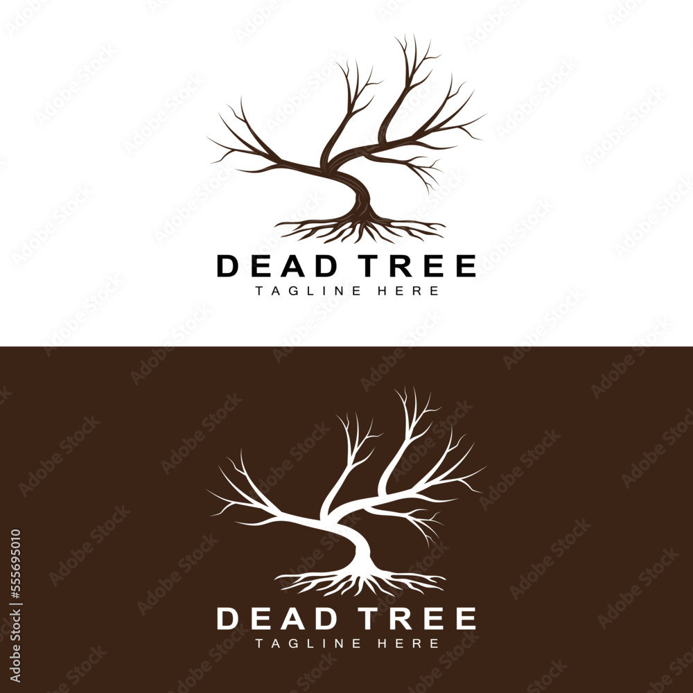 Tree Logo Design, Dead Tree Illustration, Wild Tree Cutting, Global Warming Vector, Earth Drought, Product Brand Icons Tree Logo Design, Dead Tree Illustration, Wild Tree Cutting, Global Warming Vector, Earth Drought, Product Brand Icons