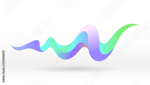 Motion sound wave pastel abstract vector background