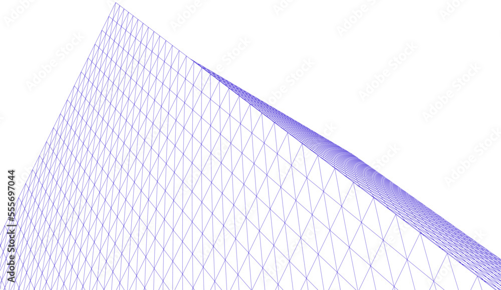 Abstract architecture vector 3d illustration Abstract architecture vector 3d illustration
