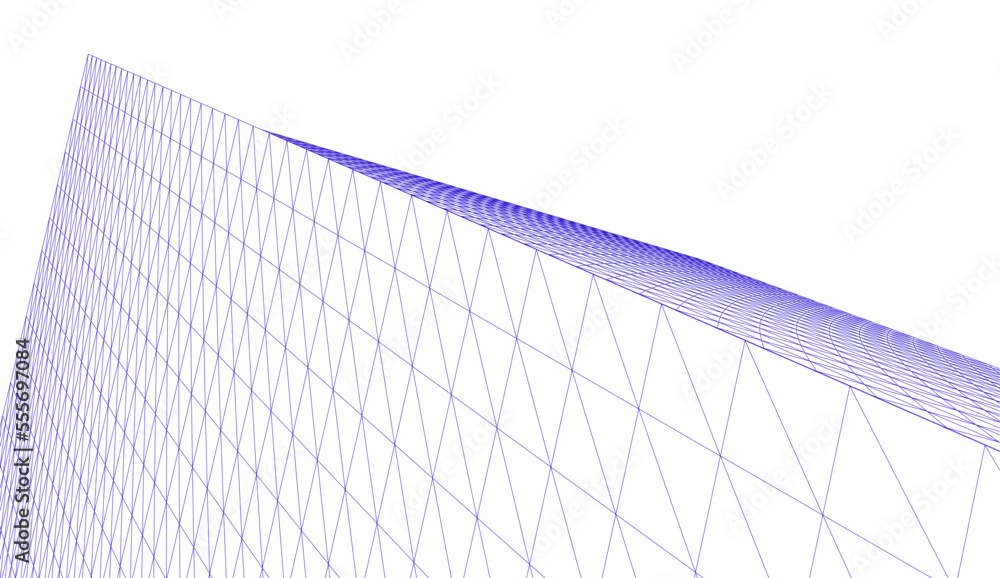 Abstract architecture vector 3d illustration Abstract architecture vector 3d illustration